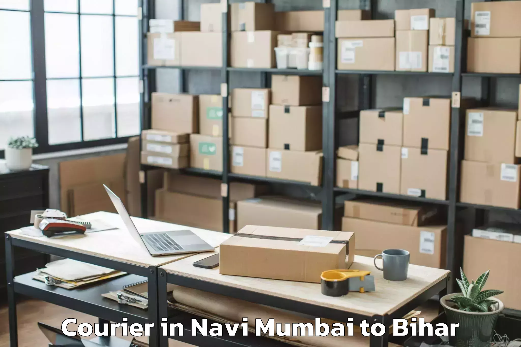 Affordable Navi Mumbai to Barhiya Courier